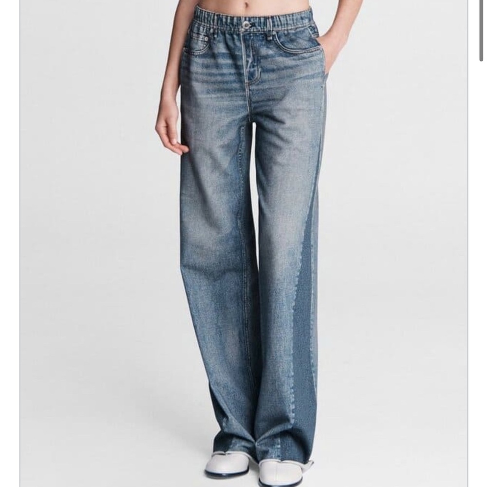 Rag & Bone Miramar Wide Leg Jeans Sweatpants XS